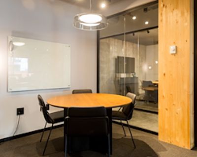 Private Meeting Room for 4 at Industrious - North Loop