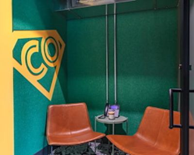 Private Meeting Room for 2 at COhatch - Noblesville