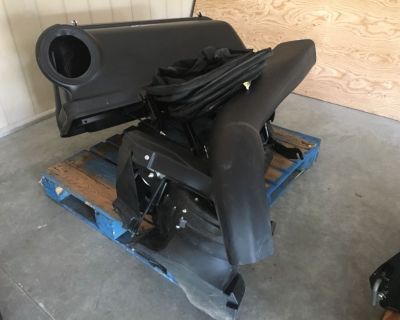 John Deere mowing bagger attachment