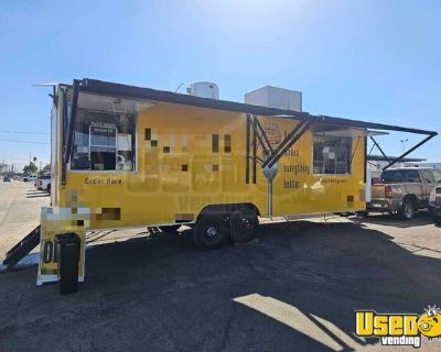 Self Contained - 26' Kitchen Food Concession Trailer with Pro-Fire Suppression