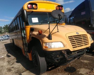 Salvage Yellow 2018 Blue Bird School Bus / Transit Bus