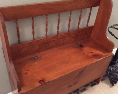 Wooden Storage Bench