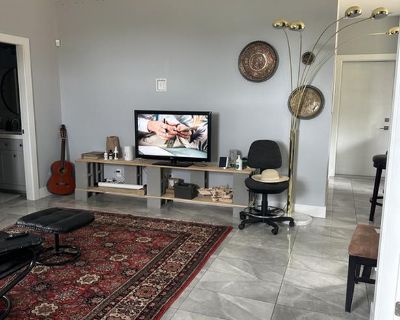 Two bedroom suite only with ocean view lot 2 parking on site no smoking , big yard good for gardening, well water included.