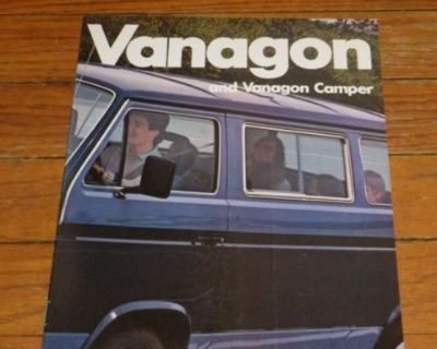 1983 Vanagon Campmobile Transporter Brochure
