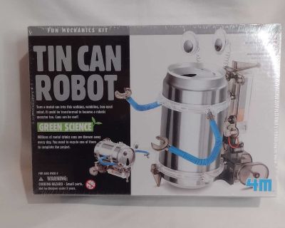Tin Can Robot Kit - New Unopened