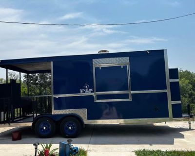 BBQ Trailer Featuring Porch with Smoker - Gala / Gala / 2022