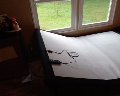 Queen motorized adjustable bed frame only