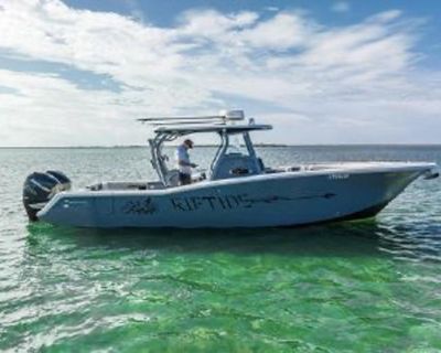 Introducing a pristine 2020 Tidewater 32 Adventure Center Console, ready for its new owner! Why wait for a new build when this 32-foot beauty is lift-kept, turnkey, and meticulously maintained? With only 200 hours on the upgraded Twin 400hp Mercury Verado engines and an impressive list of luxury features, this Tidewater is practically new and fully loaded. Experience the elegance of a yacht-sty...