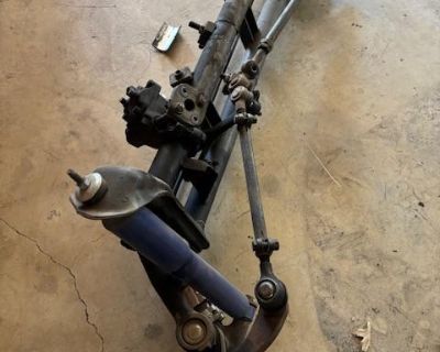 This was a take off this summer to raise 67 back up to stock. Good condition. Adjustable, stock width, 2 inch droped EMPI spindles , caster shims also included Ready to install. Just add your brakes _________________ ******* OVERSEAS SHIPPING- I will no longer be responsible for the post office losing packages, I will no longer issue refunds, nor waste my time filing claims that go no where. I ...