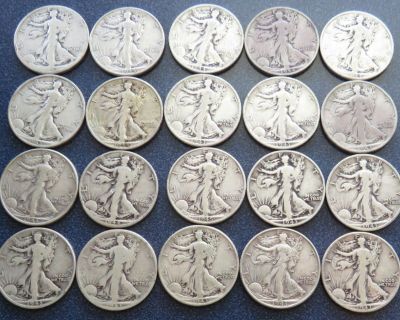 WALKING LIBERTY HALF DOLLARS - 90% Silver Coins