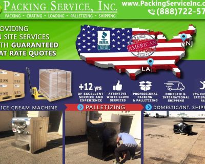 Packing Service, Inc. Shipping Services with Wooden Boxes and Industrial Crating - Lake Charles, Lou