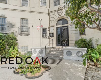 2505 W 6th St. Gorgeous Studio with Amazing Views, Lots of Storage Space, Included Appliances, Gym Access, On-Site Laundry, and a Garden ~ Near Beautiful Westlake! Amazing Features of our New Home: ~ Timeless Charm: Historic 1920s Spanish Colonial Revival with breathtaking architecture and vintage details. ~ Naturally Bright: Large windows let in the sunlight, and offer inspiring vistas of West...