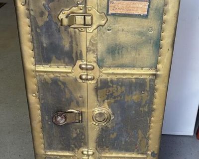 Vintage steamer trunk