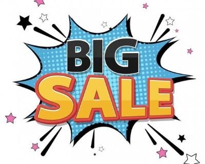 BIG sale! Vintage and antique items, furniture, appliances, bargains!