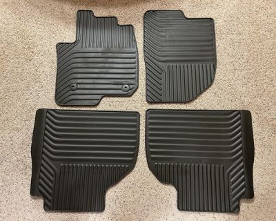 Crew Cab First & Second Row Premium All-Weather Floor Mats