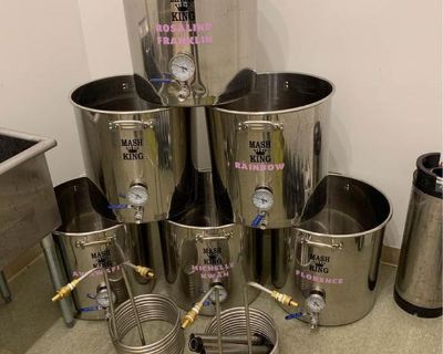 STAINLESS STEEL MASH TUNS 15 GALLON 60 LITRE