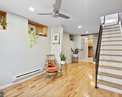 1836 Memphis St. Welcome to 1836 Memphis Street... A one of a kind 1 bedroom, 1.5 bath home with partially finished basement and two tiered roof deck! You enter into the living room with hardwood floors and an exposed brick wall. The living room opens directly into the dining room, which could also function as an office. Beautiful wooden built-in alcoves line the top edge of the ceiling in both...