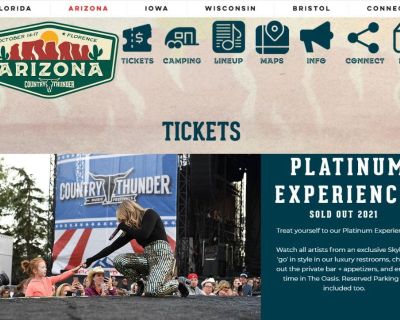 Country Thunder Platinum Tickets
