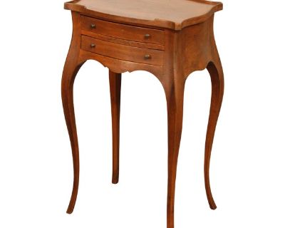 Louis XV Style Carved Wooden Night Stand