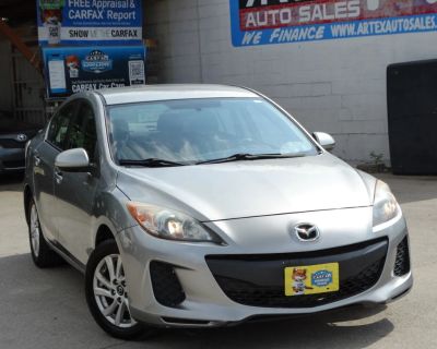 Mileage: 133,215. Year: 2013. Make: MAZDA. Model: MAZDA3. Trim: i Touring Sedan 4D. Auto, 6-Spd SKYACTIV w/MM transmission. Exterior: Silver. Interior: Black. Interior: Cruise Control, Keyless Entry, Power Windows, AM/FM Stereo, Auto 6-Spd SKYACTIV w/MM, Sirius Satellite, Air Conditioning, Power Door Locks, ABS (4-Wheel), CD/MP3 (Single Disc), Traction Control, Power Steering, Keyless Start, Du...