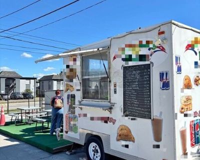 2021 7' x 12' Food Concession Trailer Mobile Vending Unit