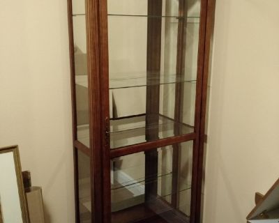 Curio Cabinet Oak