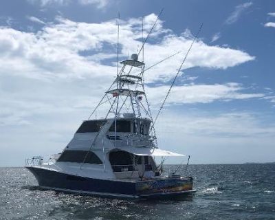 2003 Viking 65 Convertible Enclosed Bridge