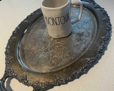 Silver Serving Tray