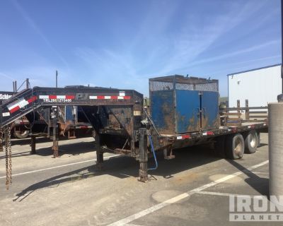 2012 PJ Trailers T/A Gooseneck Flatbed Trailer