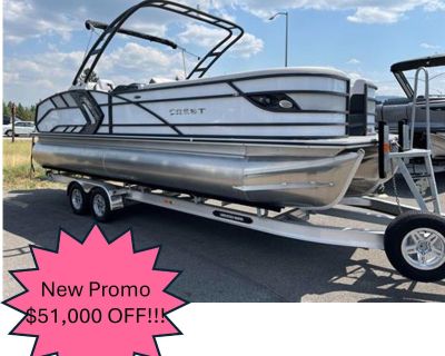 2023 Crest Caribbean RS 250 SLRC Pontoon Boats Ponderay, ID