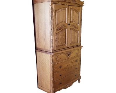 1990s Vintage Tv Armoire