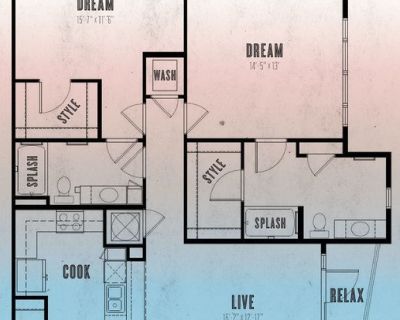 $1525 / 2br - 1202ft2 - 2 Bedroom / 2 Bathroom in the heart of Noda! Base Rent $1525