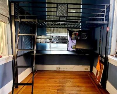 Good condition: Loft bed, dining room table & chairs and more