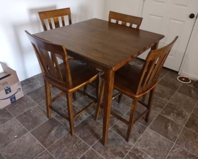 Mahogany brown dining room set