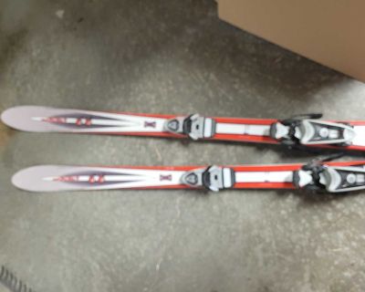 Woman's skis and boots