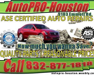 Certified Transmission Repairs for LESS @ AutoPRO-Houston