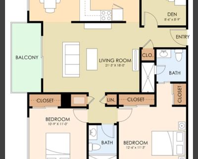 Private room with own bathroom in an apartment, San Mateo, CA 94403