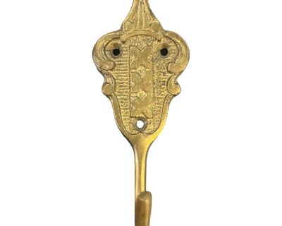 Mid 20th Century Vintage Brass Hook