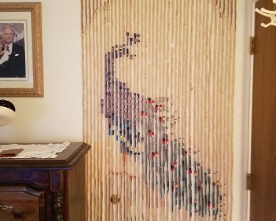 Hanging Wooden Beads for doorway or Wall