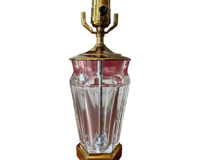 Rare Baccarat Crystal Harcourt Table Lamp