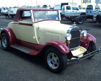 1928 FORD MODEL A STREET ROD WITH RUMBLE SEAT