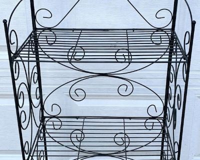 Plant Stand - 3 Shelf Metal Wire Storage Rack