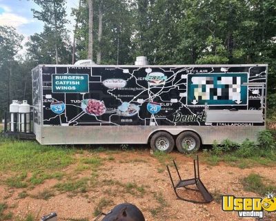 Turnkey 2018 - 8' x 24' Food Concession Trailer Mobile Kitchen w/ Bathroom