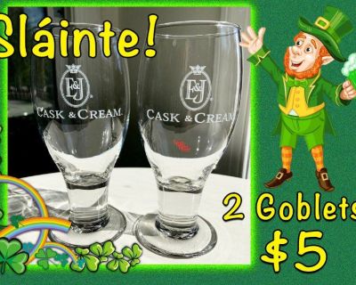 Your 2 Goblets for St Patrick's Day
