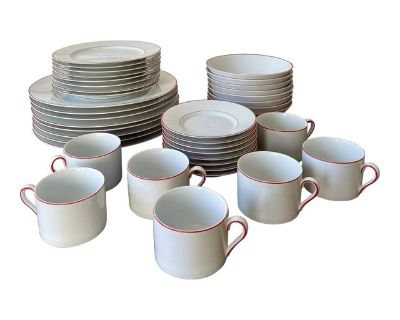 1980s Fitz and Floyd Holiday Classic Dinnerware Service- 39 Pieces