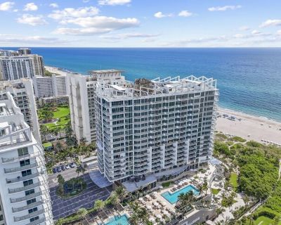 3100 N Ocean Dr Unit H1610. Live the dream in this brand new luxurious furnished one-of-kind visionary 5 pillar of wellness 16th floor ocean view condo located on Palm Beach's gorgeous coveted Singer Island. Once inside your 2 bedroom 21/2 bath home, immerse yourself with the aqua blue ocean water from 10ft floor-to-ceiling impact sliding glass doors. Enjoy morning coffee from your expansive pr...