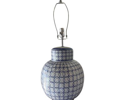 Sagebrook Home Ceramic Interlocking Circles Table Lamp