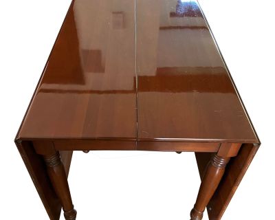 Vintage Mid Century Drop Leaf Dining Table