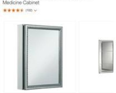 NIB, Mirrored KOHLER Medicine Cabinet