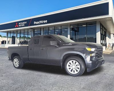 2 previous owner(s). Mileage: 0. Pickup Truck. Fuel Type: Gas. Peachtree Mitsubishi, Atlanta's Premiere Mitsubishi Dealership, is offering this exceptional pre-owned vehicle. Call or email now for exclusive online pricing! 2023 Chevrolet Silverado 1500 Custom RWD 8-Speed Automatic 2.7L Turbo 8-Speed Automatic, Black Cloth, 10-Way Power Driver Seat w/Lumbar, 120-Volt Bed Mounted Power Outlet, 12...